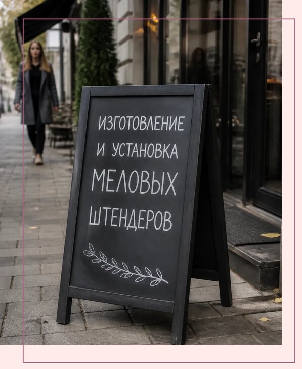 Меловые штендеры в Протвине по цене от 6614 р. | Аванза-Прн